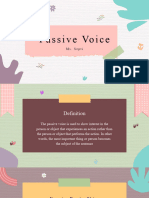 Cute Colorfull Passive Voice Presentation