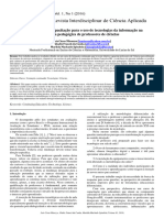 A Importância Da Capacitação para o Uso de Tecnologias Da Informação Na Prática Pedagógica de Professores de Ciências