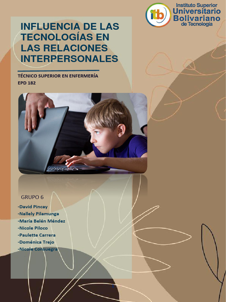 Impacto de la Tecnología en Relaciones Sociales | PDF