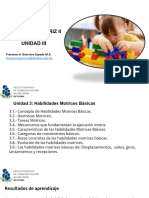 Educación Motriz II. Unidad III