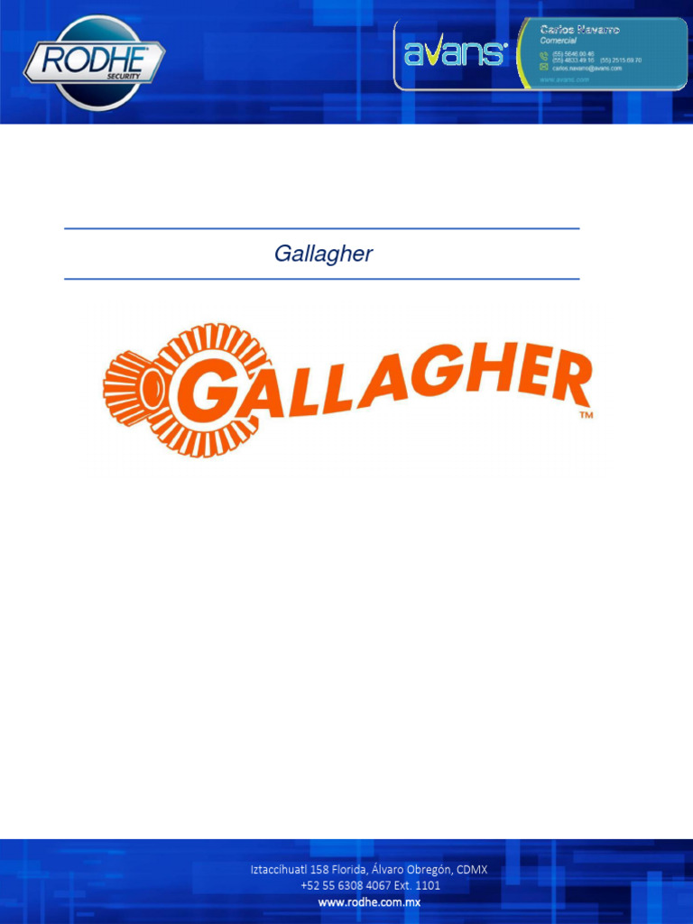 Propuesta de Equipos Gallagher CDMX | PDF | Ios | Teléfonos móviles