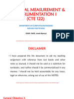 General Objective 3-Understand The Operation and Construction of A Permanent Magnetic-Moving Coil Instrument - 094838 - 095242