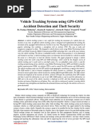 Vehicle Tracking System Using GPS-GSM Accident Detection and Theft Security