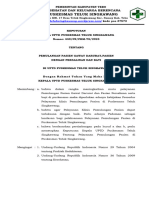 SK Tentang Kriteria Pemulangan Pasien GD Dan Persalinan Oke