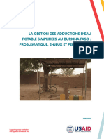 Irc La Gestion Des Adductions D Eau Potable Simplifiees Au Burkina Faso Problematiques Enjeux Et Perspectives 2014