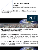 Antecedentes Históricos Del Derecho Ambiental