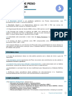 PEDIATRIA - NutriÃ Ã o - Excesso de Peso e Obesidade