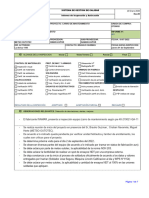 Informe de Inspección y Activación - EQUIPO CARRO - DE MANTENIMIENTO - MEC - Metso Outotec - INAMAR-VAPOT - (22-03-2021) PDF