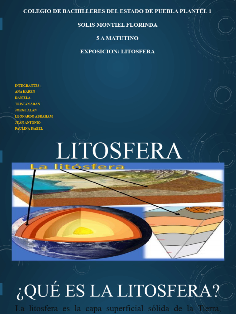 LITOSFERA | PDF | Placas tectónicas | Tierra