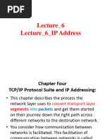 Lecture 6 IP Address