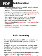 Lecture 7 Subnetting