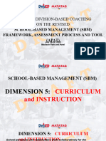 SBM Dimension5 CURRICULUM Session 6