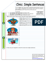 Writing Clinic - Simple Sentences