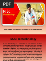 M.Sc. Biotechnology