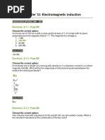 Chapter 12: Electromagnetic Induction: EXERCISES (PAGES 286 - 287)