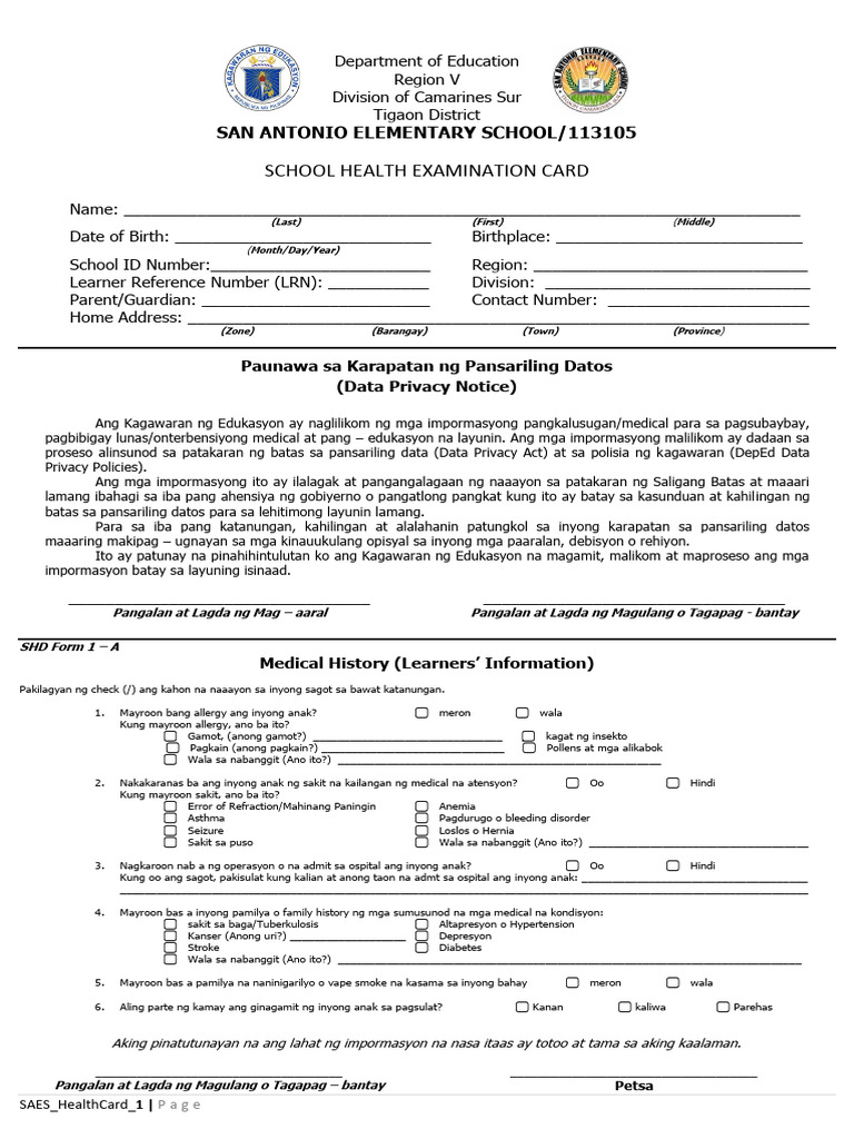 school-health-card-pdf