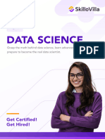 Data Science and Machine Learning Brochure Skillovilla
