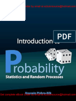 Ebook Introduction To Probability, Statistics, and Random Processes, 1e Hossein Pishro