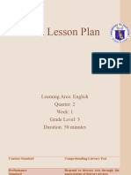 Detailed Lesson Plan