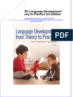 Full Download Ebook Ebook PDF Language Development From Theory To Practice 3rd Edition PDF