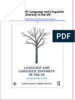 Full Download Ebook Ebook PDF Language and Linguistic Diversity in The Us PDF