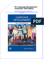 Full Download Ebook Ebook PDF Language Development An Introduction 10th Edition PDF