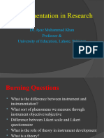 DR Ayaz Muhammad Khan Instrumentation