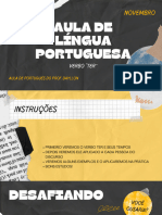 Apresentação Quiz de Português 