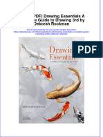 Instant Download Ebook PDF Drawing Essentials A Complete Guide To Drawing 3rd by Deborah Rockman PDF Scribd