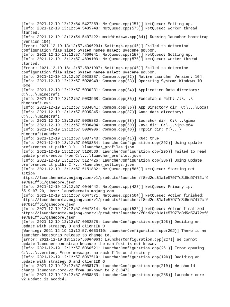 Minecraft Launcher Update Log | PDF | Microsoft Software | Utility Software