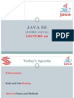 (Lec-22) Java SE (Polymorphism, Abstract Classes and Methods)