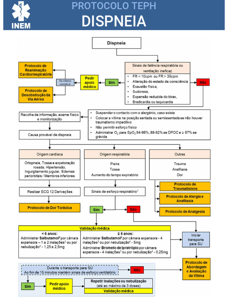 Protocolo de Tratamento da Dispneia | PDF | Bem-estar | Ciências e ...