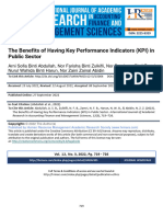 The Benefits of Having Key Performance Indicators Kpi in Public Sector