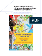 Instant Download Ebook PDF Early Childhood Curriculum Planning Assessment and Implementation 3rd Edition PDF Scribd