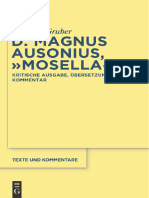 [Texte Und Kommentare_ Eine Altertumwissenschaftliche Reihe 42] Joachim Gruber - D. Magnus Ausonius, _Mosella__ Kritische Ausgabe, Üb