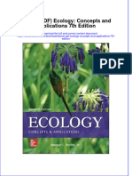 Instant Download Ebook PDF Ecology Concepts and Applications 7th Edition PDF Scribd