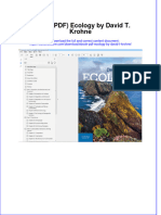 Instant Download Ebook PDF Ecology by David T Krohne PDF Scribd