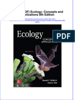 Instant Download Ebook PDF Ecology Concepts and Applications 8th Edition PDF Scribd