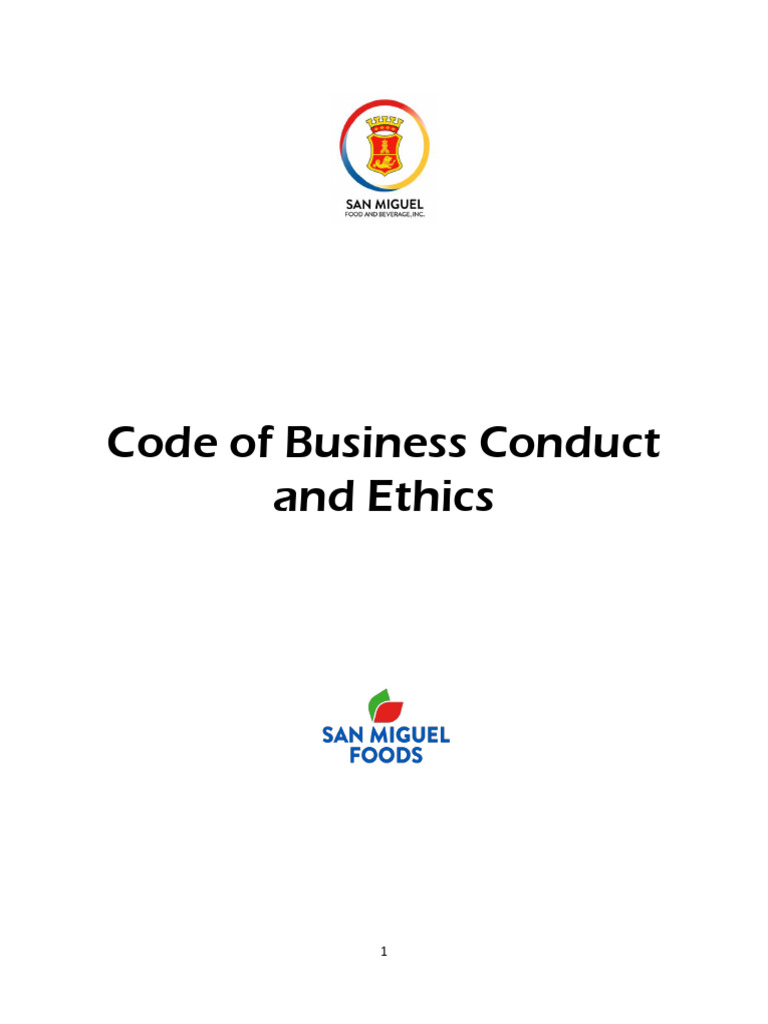 Understanding SMFB's Code of Ethics | PDF | Intellectual Property | Hazards