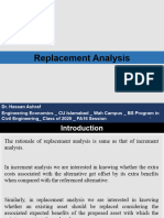14 - Replacement Analysis