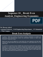 10 - Breakeven Analysis