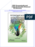 Instant Download Ebook PDF Economically and Environmentally Sustainable Enhanced Oil Recovery PDF Scribd