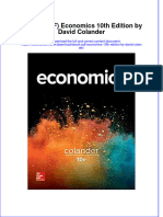 Instant Download Ebook PDF Economics 10th Edition by David Colander PDF Scribd