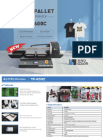 Brochure - SinoColor A2 DTG Printer TP600C