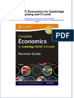 Instant Download Ebook PDF Economics For Cambridge Igcserg and o Level PDF Scribd