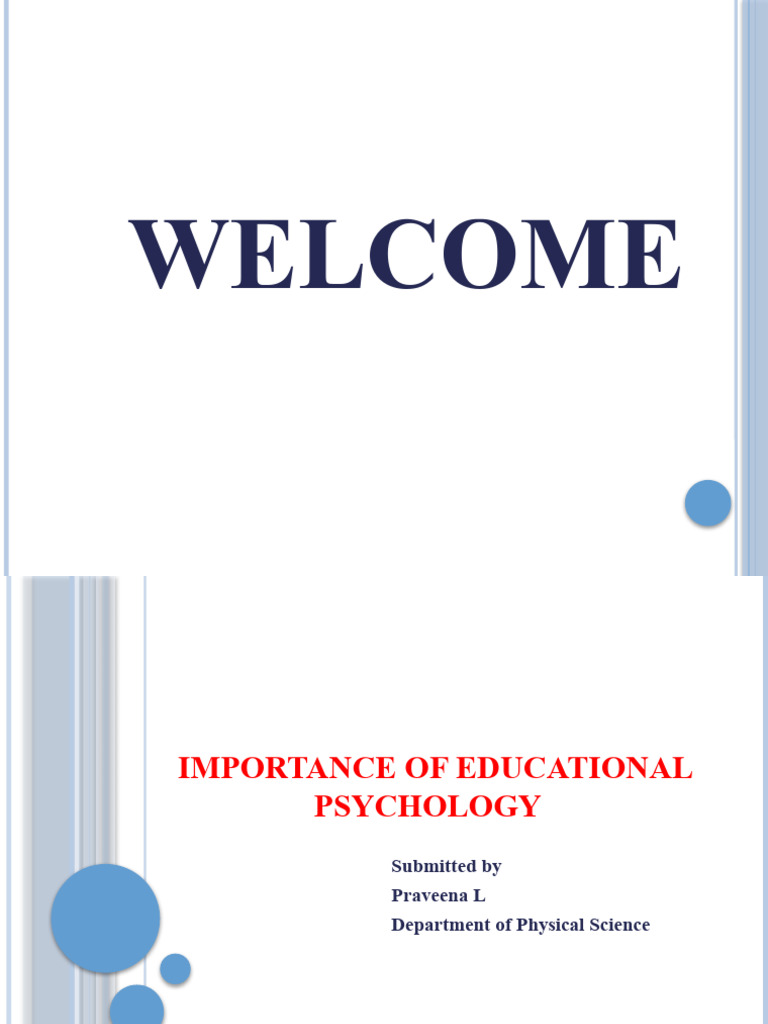 WHAT IS THE IMPORTANCE OF EDUCATIONAL PSYCHOLOGY PDF visual data 6