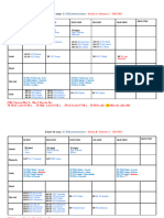 Emplois Du Temps L2-L3-M1 Semestre 2 2023 2024