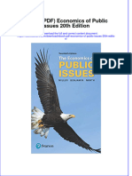 Instant Download Ebook PDF Economics of Public Issues 20th Edition PDF Scribd