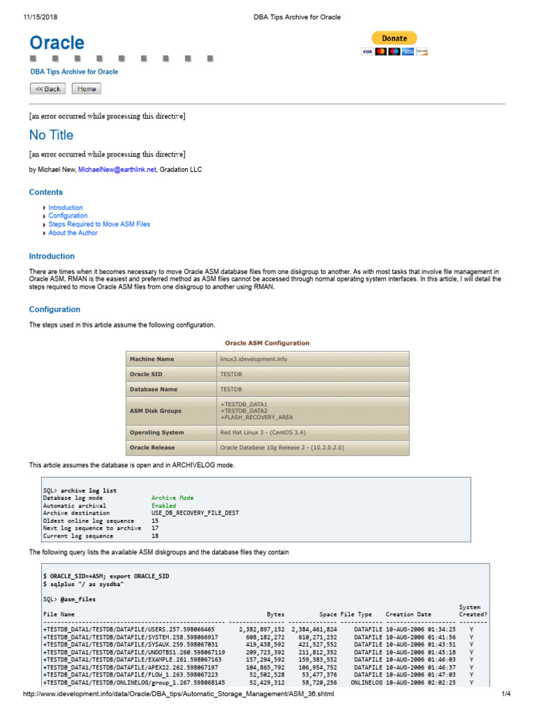 Select Name State From Vasm Diskgroup