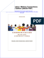 Instant Download Communication Making Connections 10th Edition Ebook PDF PDF Scribd